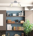 LAMPAMI - lampa sufitowa srebrna, lampa srebrna, lampa do salonu