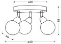 LAMPAMI - lampa sufitowa szkic
