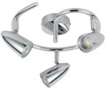 LAMPAMI - srebrna lampa ledowa , lampa sufitowa, lampa do salonu nowoczesna