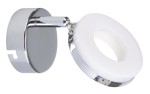 Srebrny kinkiet 1X5W LED CHROM 3000K THEMA