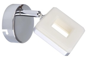 Srebrny kinkiet 1X5W LED CHROM 3000K CYNTHIA