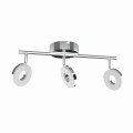 LAMPAMI - srebrna lampa listwa ledowa , lampa sufitowa, lampa do salonu nowoczesna