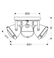 LAMPAMI - lampa industrialna szkic