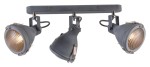 Lampa industrialna sufitowa regulowana listwa CRODO 3XE14 40W SZARY 