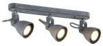 Lampa industrialna regulowana listwa ASH 3XGU10 40W SZARY MAT 