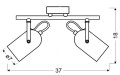 LAMPAMI - nowoczesna lampa sufitowa szkic