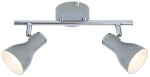 Lampa sufitowa regulowana listwa JULIE 2XE14 40W SZARY