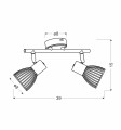 LAMPAMI - lampa sufitowa szkic