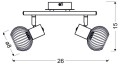 LAMPAMI - lampa sufitowa listwa szkic
