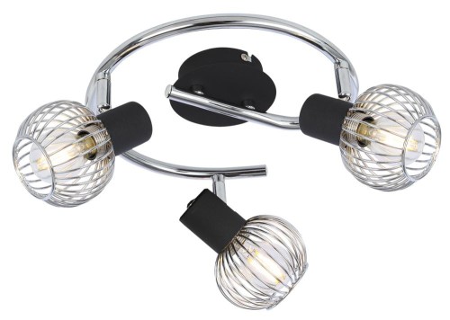 LAMPAMI - lampa sufitowa srebrna, lampa do salonu, lampa do sypialni
