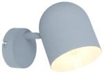 Szary kinkiet nowoczesny metalowy AZURO 1xE27 40W E27 MAT