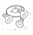 LAMPAMI - lampa sufitowa nowoczesna szkic