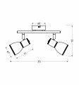 LAMPAMI - lampa sufitowa  szkic