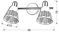 LAMPAMI - lampa plafon szkic