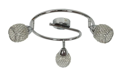 LAMPAMI - lampa plafon srebrny, lampa sufitowa srebrna, lampa kuchenna