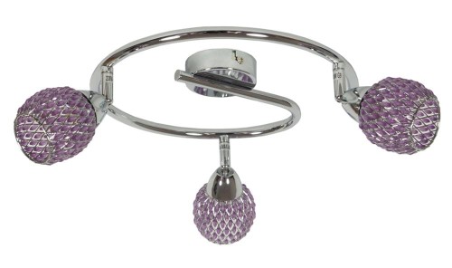 LAMPAMI - lampa srebrna, lampa sufitowa srebrna, lampa kuchenna