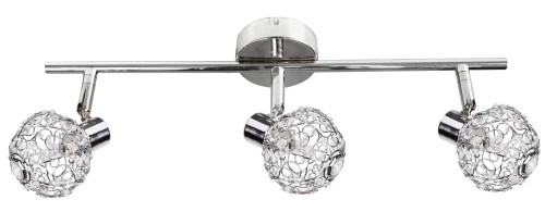 LAMPAMI - lampa listwa srebrna, lampa sufitowa srebrna, lampa kuchenna