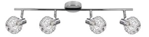 Lampa przysufitowa listwa chromowa COLLAR 4XG9 40W CHROM 