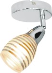 Kinkiet ścienny chromowy JUBILAT 1XE14 10W CHROM