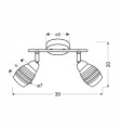 LAMPAMI - lampa listwa szkic