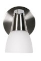LAMPAMI - lampa srebrna, lampa na ścianę srebrna, kinkiet nowoczesny