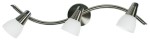 Lampa przysufitowa listwa 3xG9 40W SELIA NIKIEL MAT/CHROM BIAŁY (BŻ)