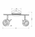 LAMPAMI - lampa listwa srebrna szkic