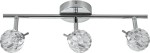 Lampa przysufitowa kryształowa 3xG9 40W BOMBOLA CHROM BEZ ŻARÓWEK