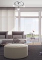 LAMPAMI - lampa srebrna, lampa sufitowa srebrna, lampa kuchenna