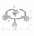 LAMPAMI - lampa srebrna szkic