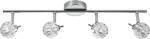 Lampa przysufitowa kryształowa 4xG9 40W BOMBOLA CHROM BEZ ŻARÓWEK