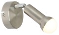 LAMPAMI - lampa srebrna, lampa na ścianę srebrna, kinkiet nowoczesny