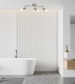 LAMPAMI - plafon nowoczesny, lampa do salonu, lampa sufitowa srebrna