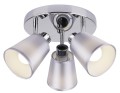 LAMPAMI - plafon nowoczesny, lampa do salonu, lampa sufitowa srebrna