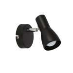 Czarny kinkiet PICARDO 1XE14 40W 