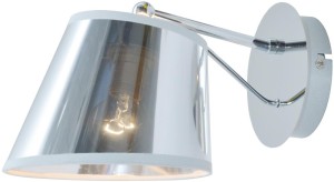 Srebrna lampa ścienna kinkiet CORTEZ 1xE14 40W CHROM