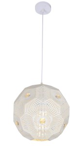 Biała lampa wisząca pojedyncza 30 120 cm 1xE27 40W EUPHORIA