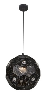 Czarna lampa wisząca pojedyncza 30 120 cm 1xE27 40W EUPHORIA 