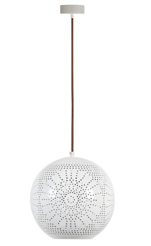 LAMPAMI - biała lampa wisząca, biały żyrandol nowoczesny, żyrandol biały