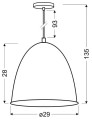 LAMPAMI - lampa wisząca szkic