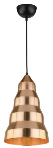 Złota lampa industrialna wisząca 130 cm 1xE27 40W VESUVIO