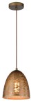 Ażurowana lampa wisząca 125 cm 1xE27 60W SFINKS 20/21 STOŻEK PATYNA