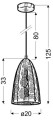 LAMPAMI - lampa miedziana szkic