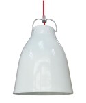 Nowoczesna lampa nad stół wisząca biała 1xE27 60W PENSILVANIA 1 25