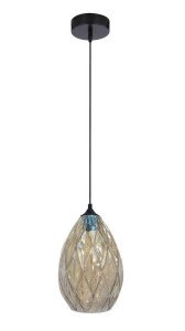 Lampa sufitowa wisząca 1xE27 60W ZŁOTY
