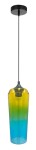 Kolorowa lampa sufitowa wisząca 120 cm 1xE27 60W 11/29 EOL żółta/zielona
