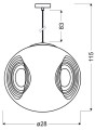 LAMPAMI - lampa do pokoju dziecięcego szkic