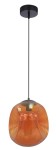 Pomarańczowa lampa sufitowa wisząca 28 1xE27 60W CLUB