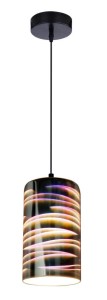 Kolorowa lampa sufitowa wisząca 1xE27 60W 3D GALACTIC 3