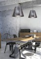 LAMPAMI - lampa wisząca nowoczesna, lampa złota nowoczesna, lampa do jadalni, duża lampa nad stół